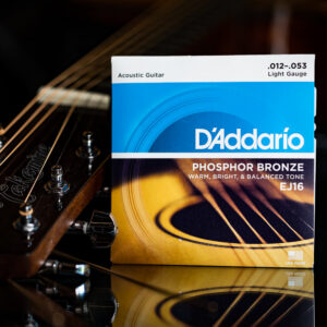 D’Addario EJ16 acoustic guitar strings — Music Freqs Store product photo