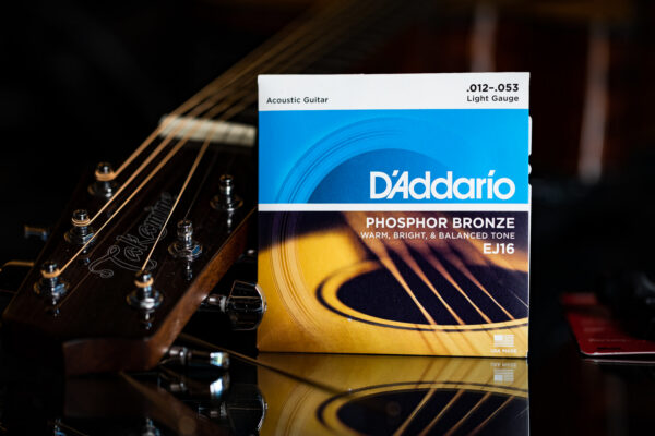D’Addario EJ16 acoustic guitar strings — Music Freqs Store product photo