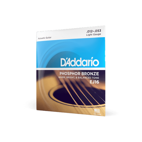 D’Addario EJ16 acoustic guitar strings — D’Addario product photo